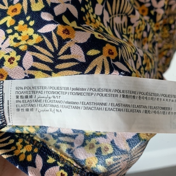 Mango Floral Boho Frill  Neckline Romper Size XXS - Picture 13 of 17